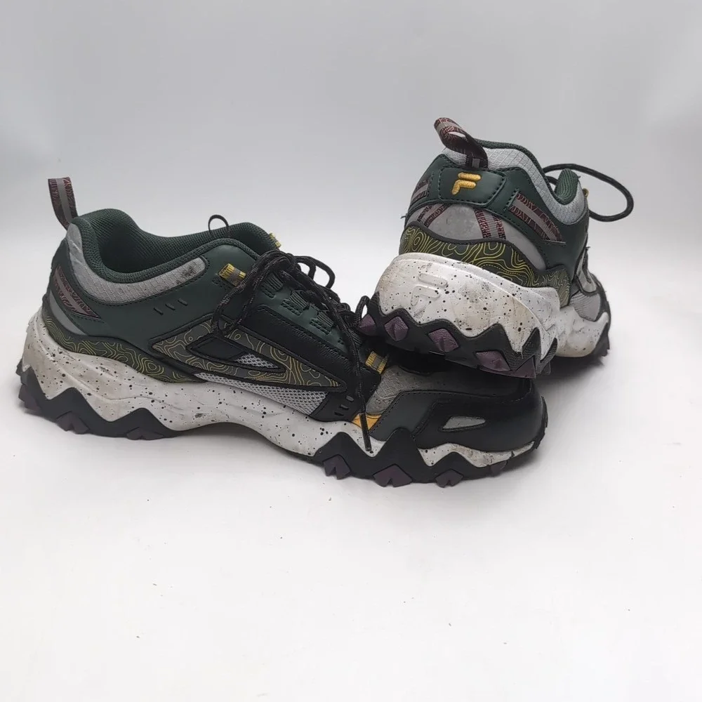 Fila Oakmont TR‎ Mid Men's Sneakers Green Hiking 11.5 Men's Outdoor